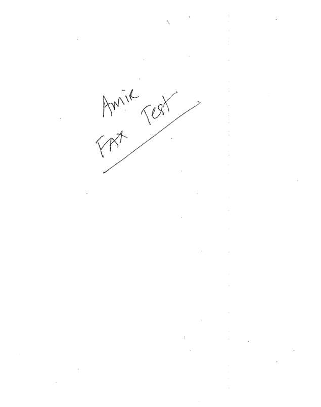Fax page