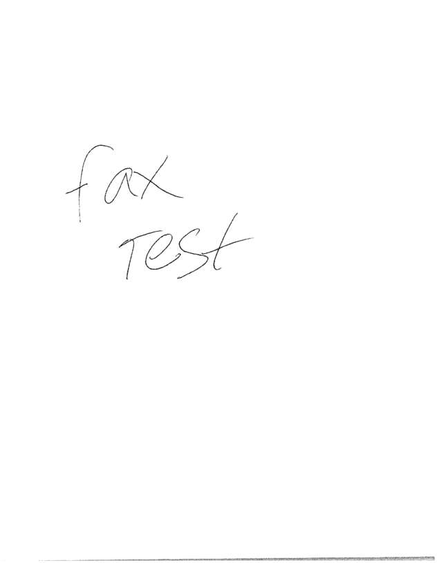 Fax page