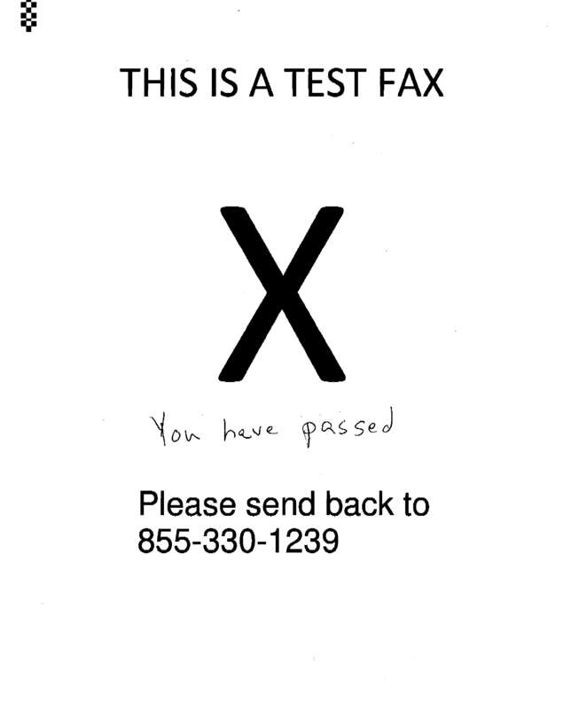 fax page