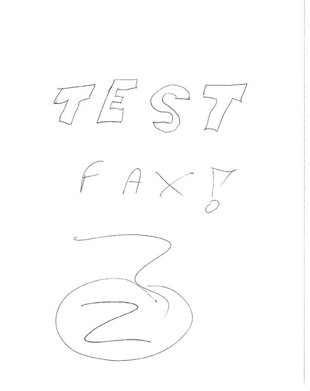 Fax page