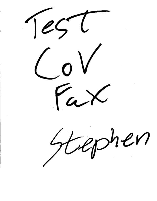 fax page