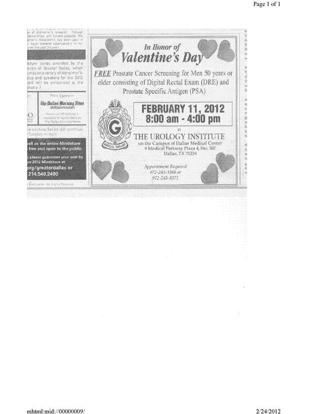 Fax page