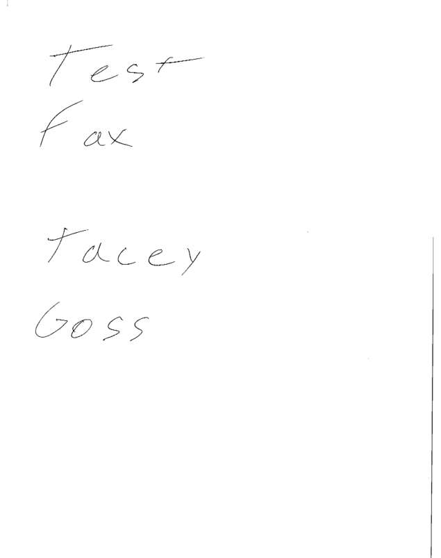 Fax page
