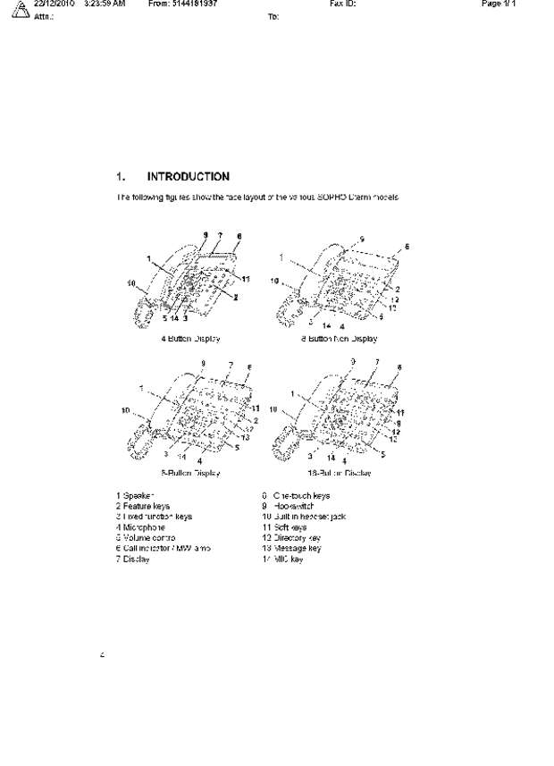 Fax page