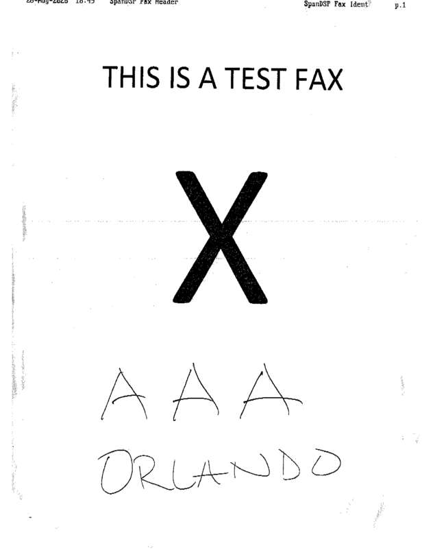 fax page