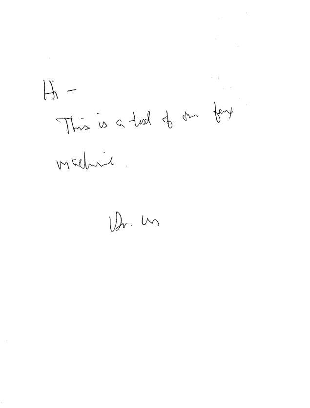 Fax page