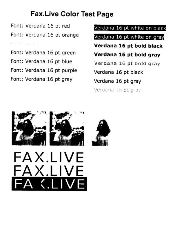 fax page