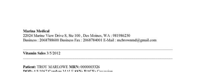 Fax page