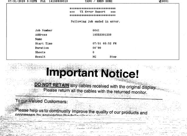 fax page