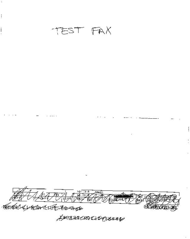 Fax page