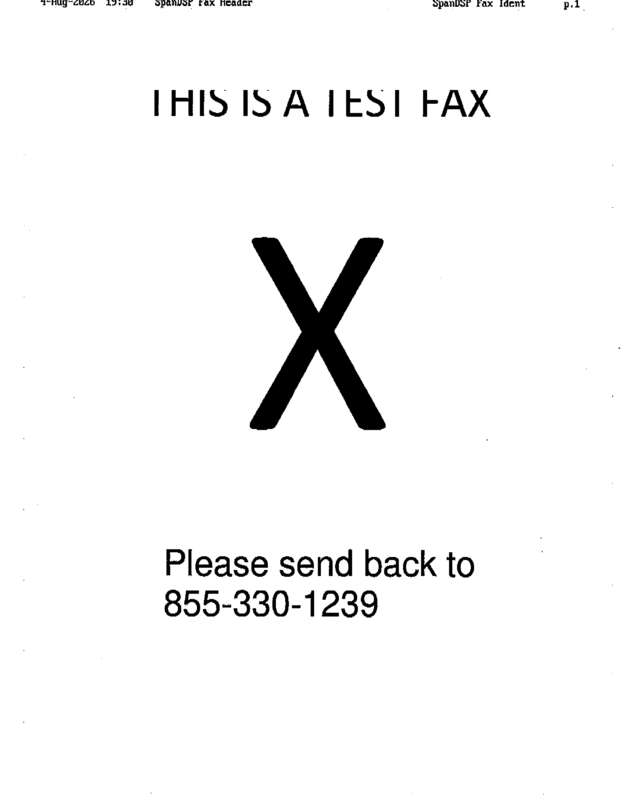 fax page