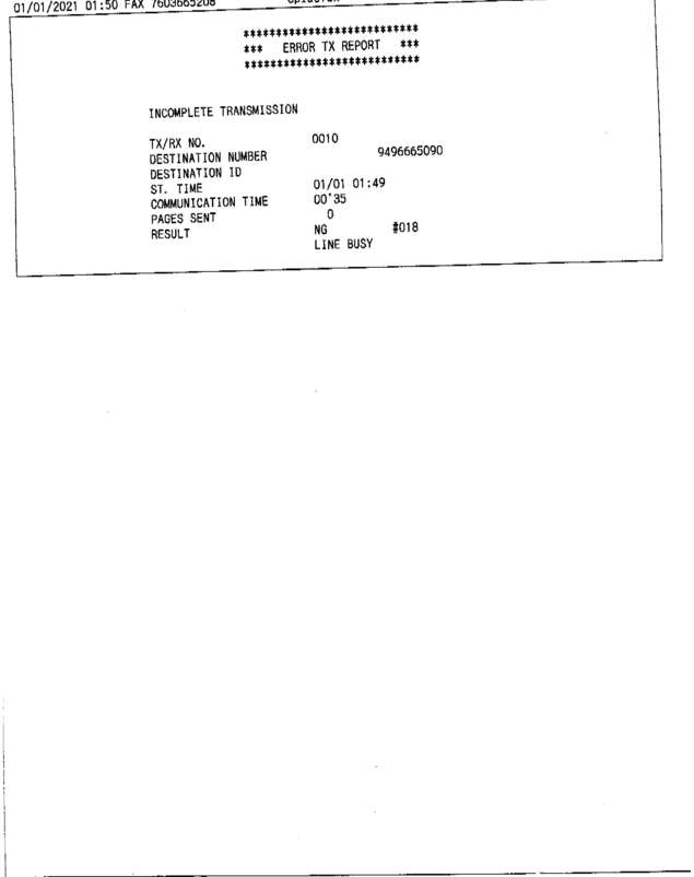 fax page