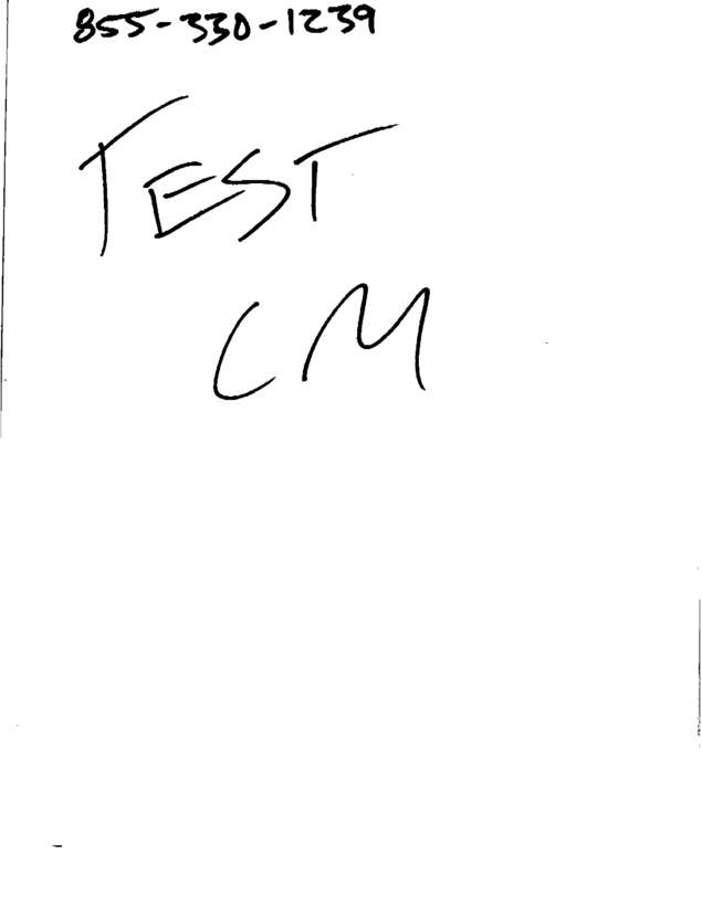 Fax page