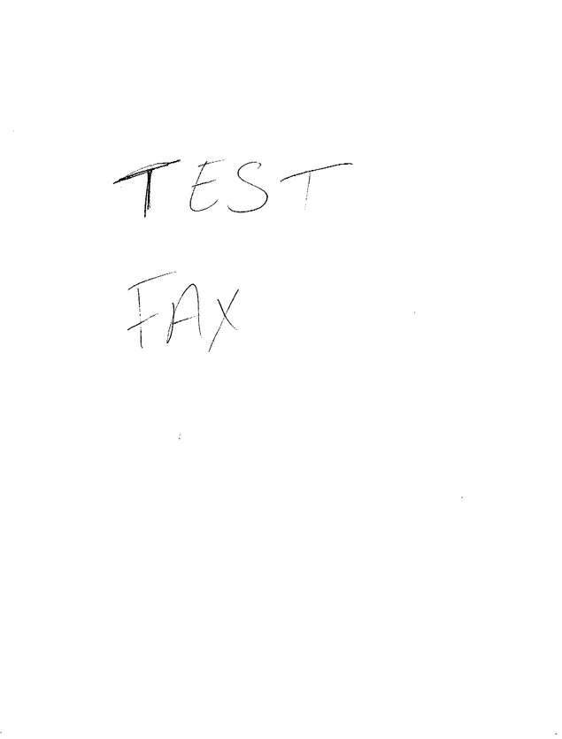 Fax page