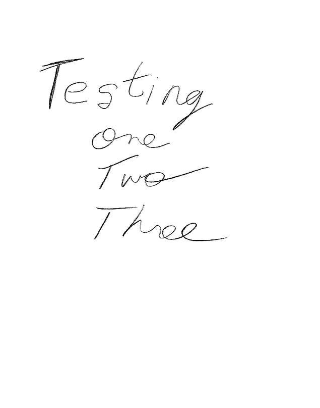 Fax page