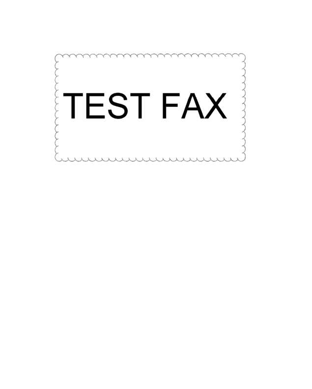 Fax page