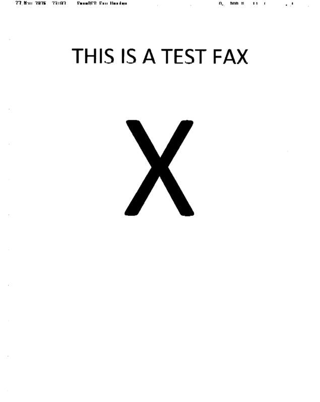 fax page