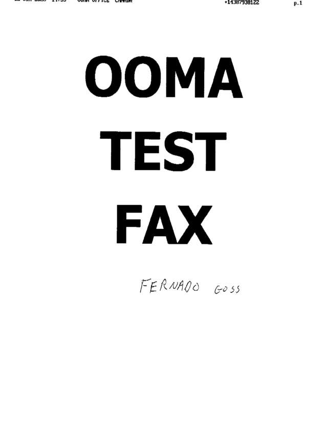fax page