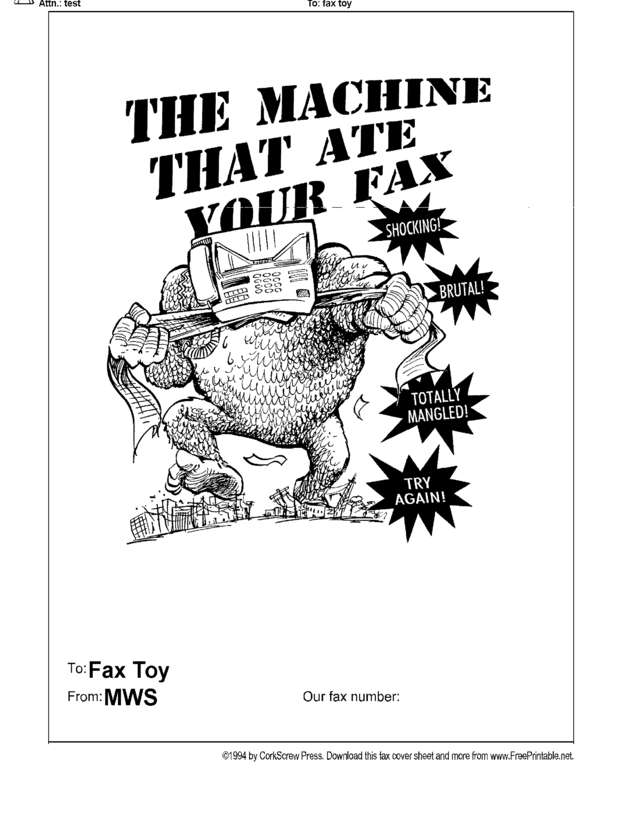 Fax page