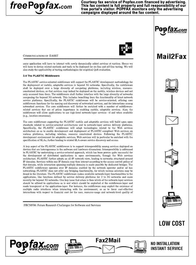 Fax page
