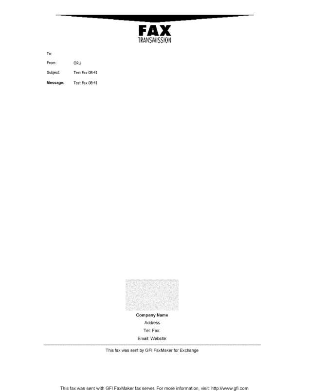 fax page