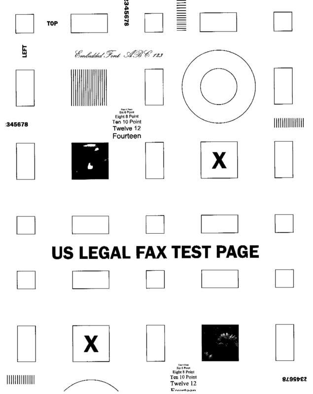 Fax page
