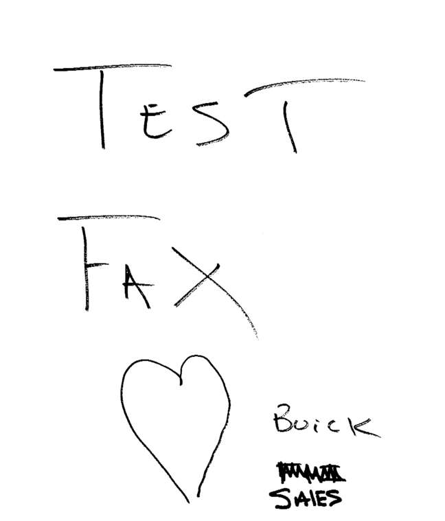 Fax page