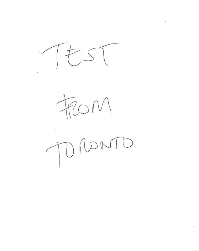 Fax page