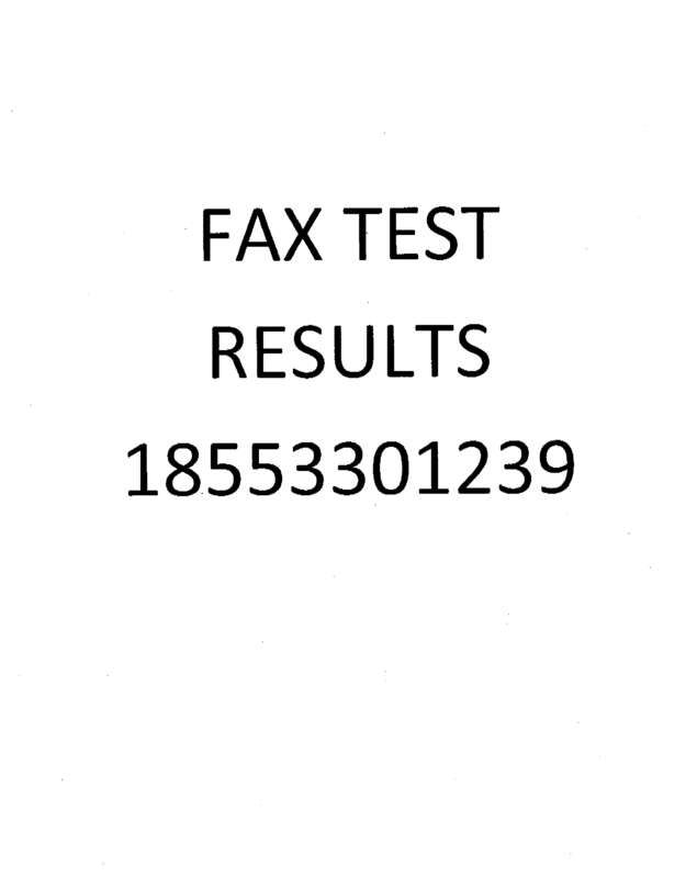 fax page