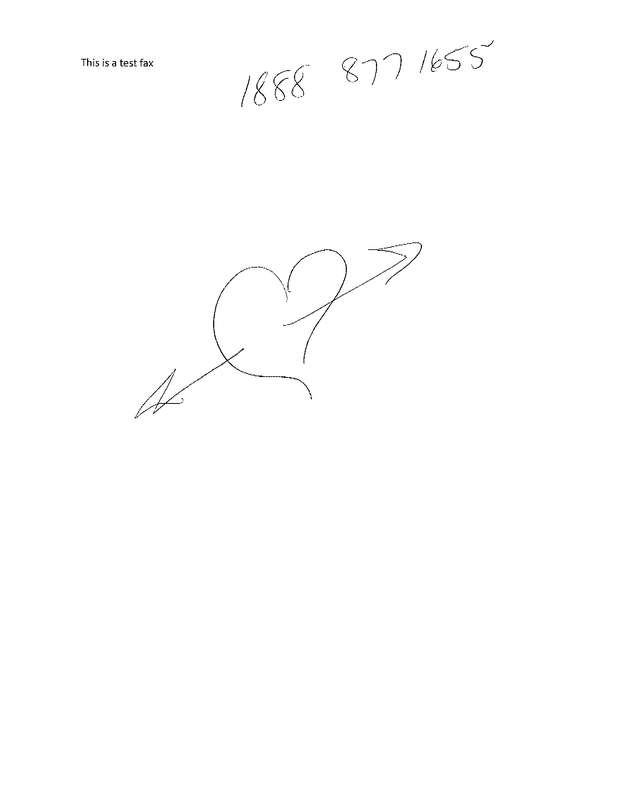 Fax page