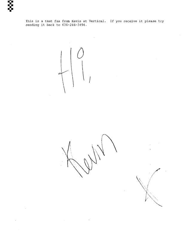 fax page