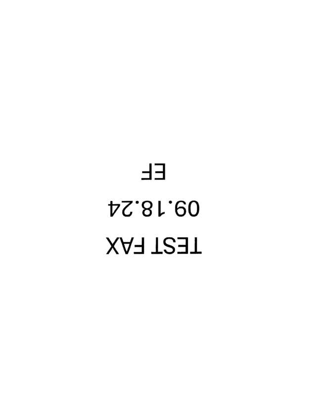 Fax page