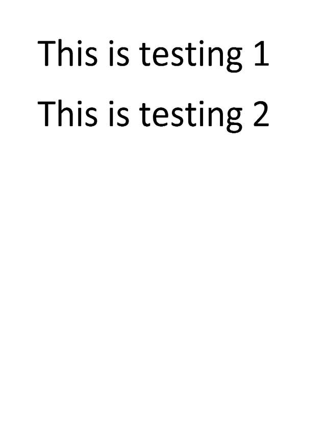 Fax page
