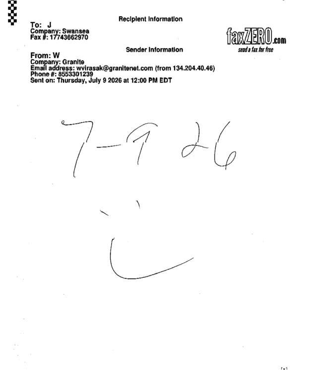 fax page
