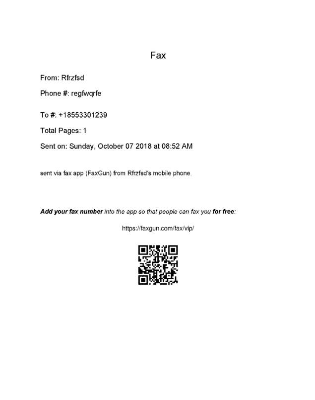 Fax page