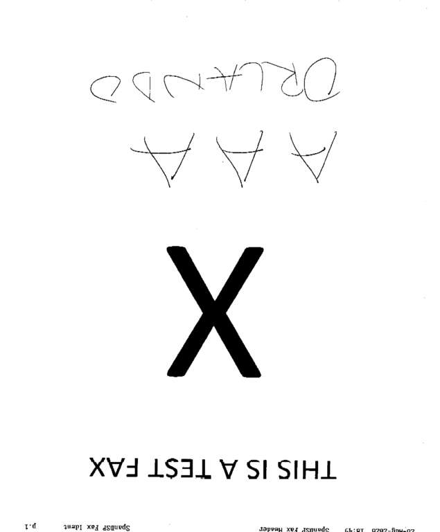 fax page