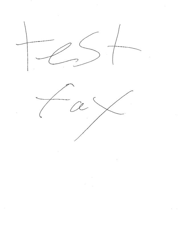 Fax page