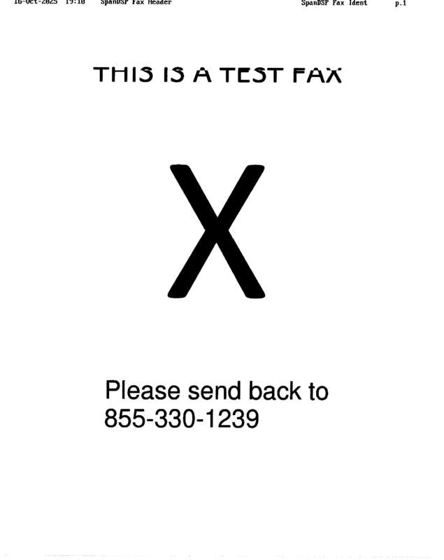 fax page