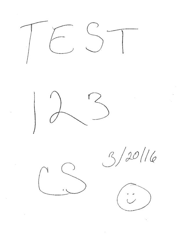 Fax page