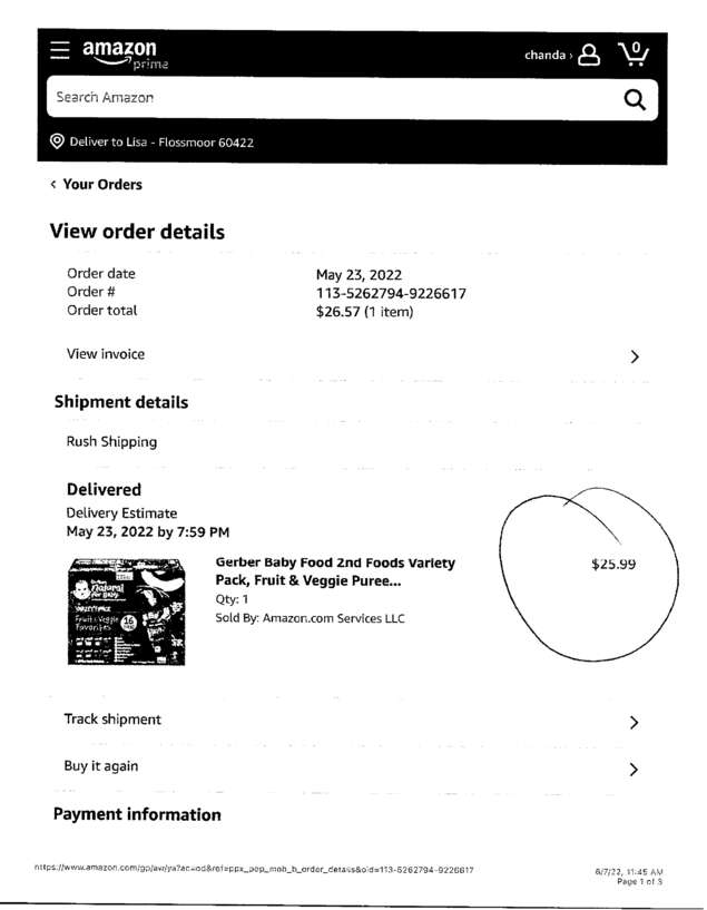 Fax page