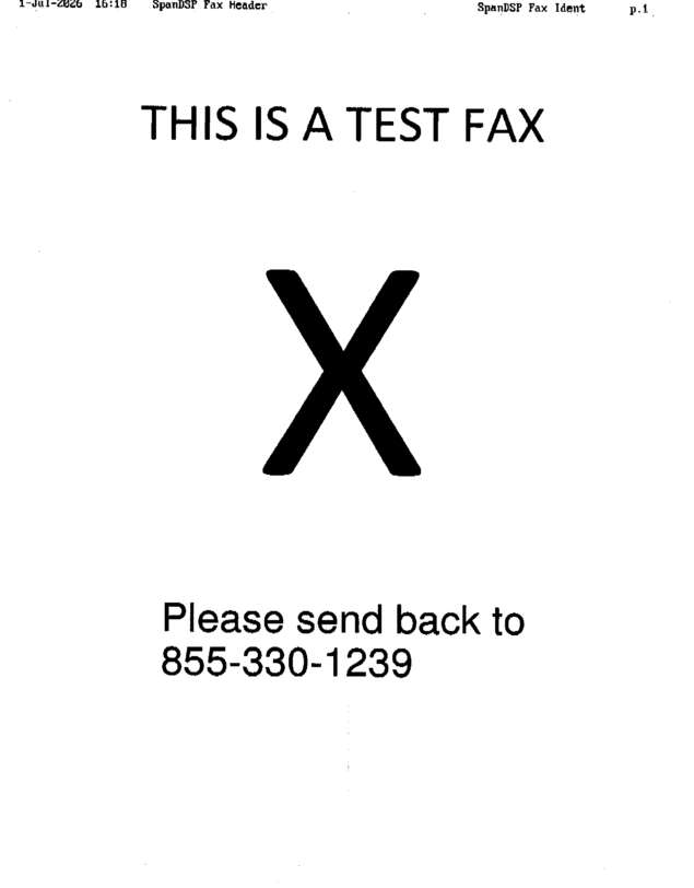 fax page