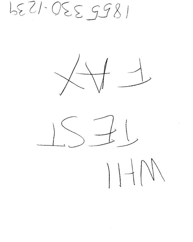 Fax page
