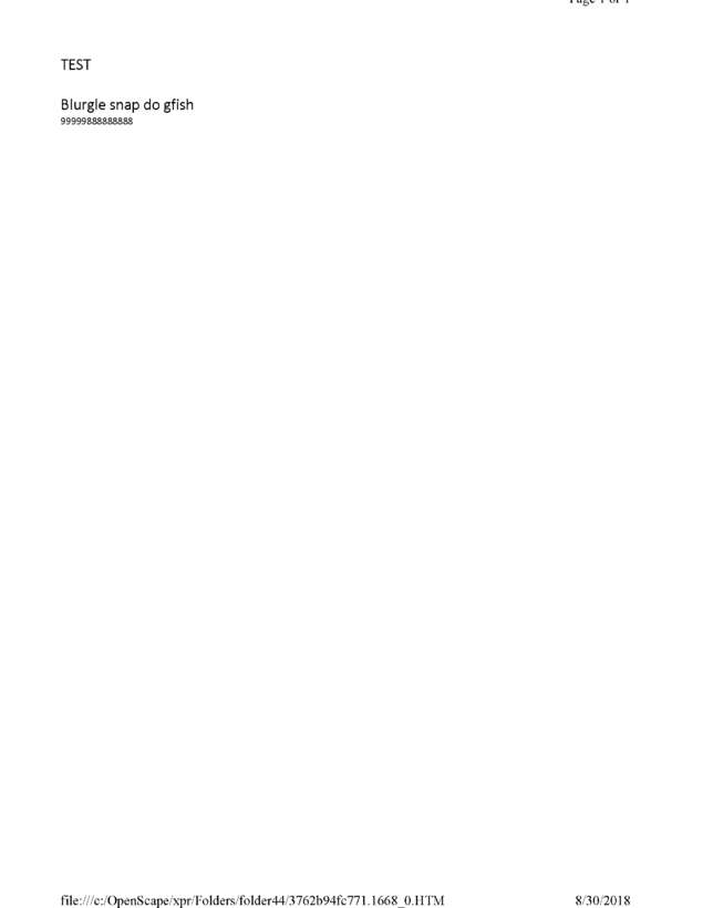 Fax page