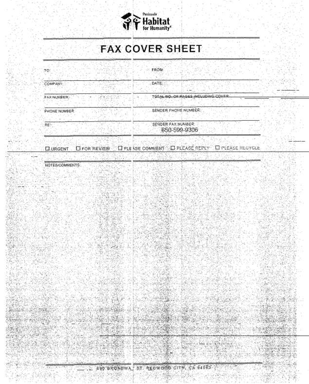 Fax page