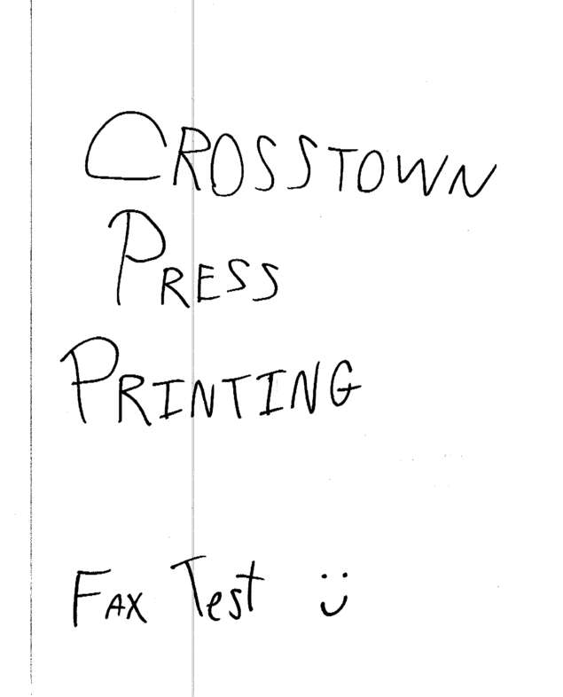 fax page