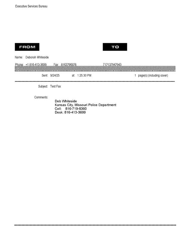 fax page