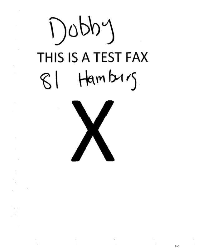 fax page
