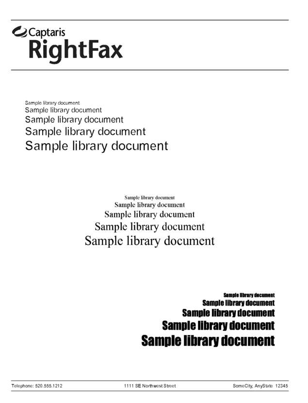 Fax page