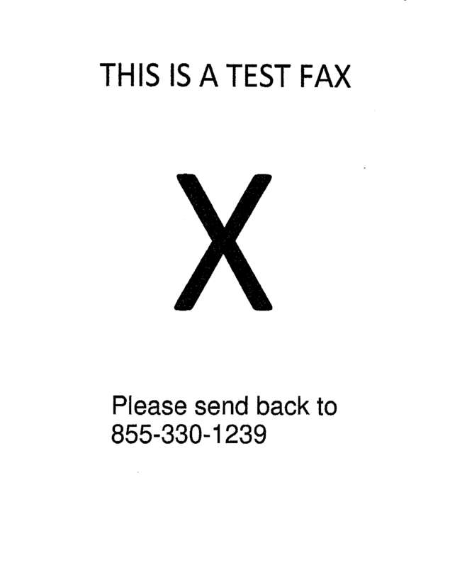 fax page
