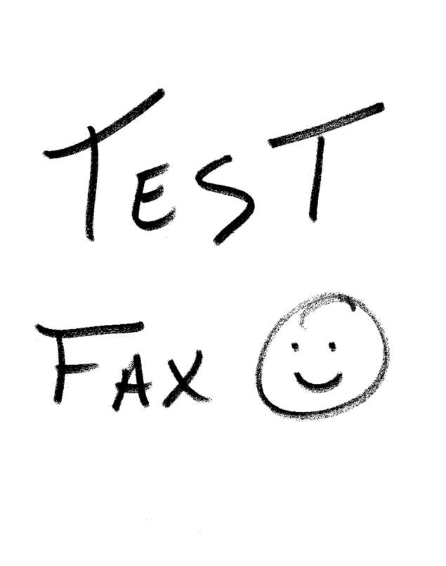 Fax page